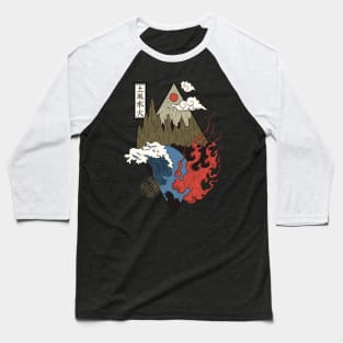 The Nature four Elements Avatar symbols Baseball T-Shirt